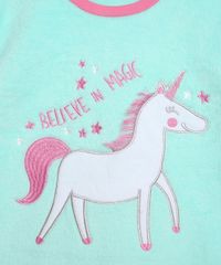 Pijama-de-Plush-Infantil-Manga-Longa-com-Patch-de-Unicornio-e-Estampa-de-Poa-Metalizada-Azul-9972647-Azul_2