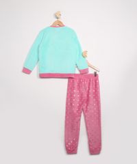Pijama-de-Plush-Infantil-Manga-Longa-com-Patch-de-Unicornio-e-Estampa-de-Poa-Metalizada-Azul-9972647-Azul_3