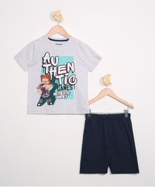 Pijama-Infantil-Manga-Curta-Authentic-Games-Cinza-Mescla-Claro-9979116-Cinza_Mescla_Claro_1