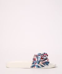 Rasteirinha-Feminina-Slide-Estampada-de-Folhagem-com-No-Moleca-Off-White-9988784-Off_White_4