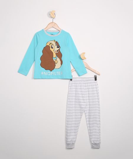 Pijama-Infantil-Manga-Longa-A-Dama-e-O-Vagabundo-com-Listras-Azul-Claro-9983521-Azul_Claro_1