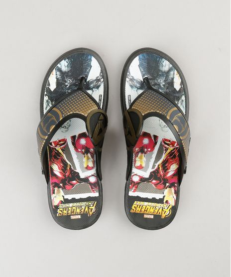 Chinelo-Infantil-Grendene-Os-Vingadores-Homem-de-Ferro-Preto-9210823-Preto_1