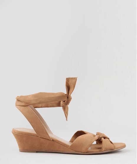 Sandalia-Feminina-Anabela-com-Laco-em-Suede-Caramelo-9166180-Caramelo_1