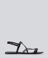 Rasteira-Feminina-com-Tiras-em-Verniz-Preta-9188280-Preto_1