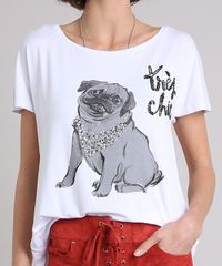 Blusa-Feminina--Tres-Chic--com-Paetes-Manga-Curta-Decote-Redondo-Branca-9153703-Branco_4