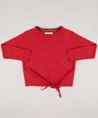 Blusa-Infantil-com-No-Manga-Longa-Decote-Redondo-Vermelha-9175389-Vermelho_1
