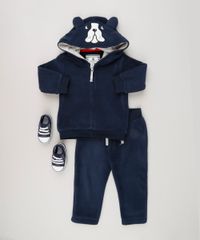 Conjunto-Infantil-Cachorro-de-Blusao-com-Capuz---Calca-com-Bolso-em-Algodao---Sustentavel-Azul-Marinho-8949661-Azul_Marinho_3