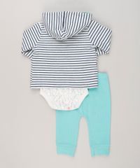 Conjunto-Infantil-de-Casaco-com-Capuz-Cinza---Body-Estampado-Manga-Longa-Bege---Calca-em-Ribana-em-Algodao---Sustentavel-Verde-Claro-8935395-Verde_Claro_2