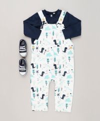 Conjunto-Infantil-de-Body-Manga-Longa-Azul-Marinho---Macacao-Estampado-de-Dinossauros-em-Moletom-de-Algodao---Sustentavel-Off-White-8959227-Off_White_3
