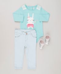 Body-Infantil-com-Patch-de-Coelho-Manga-Longa-Decote-Redondo-em-Algodao---Sustentavel-Verde-8959229-Verde_3