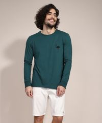 Camiseta-Flamingos-Manga-Longa-Gola-Careca-Verde-Escuro-9982297-Verde_Escuro_3