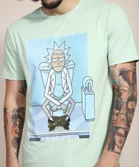 Camiseta-Ricky-and-Morty-Manga-Curta-Gola-Careca-Verde-Claro-9982921-Verde_Claro_2