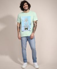 Camiseta-Ricky-and-Morty-Manga-Curta-Gola-Careca-Verde-Claro-9982921-Verde_Claro_3
