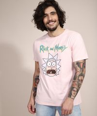 Camiseta-Ricky-and-Morty-Manga-Curta-Gola-Careca-Rosa-Claro-9990438-Rosa_Claro_1