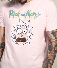Camiseta-Ricky-and-Morty-Manga-Curta-Gola-Careca-Rosa-Claro-9990438-Rosa_Claro_2