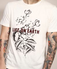 Camiseta-com-Linho--Life-On-Earth--Flocada-Manga-Curta-Gola-Careca-Off-White-9969439-Off_White_2