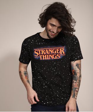 Camiseta-Estampada-de-Poa-Stranger-Things-Manga-Curta-Gola-Careca-Preta-9987612-Preto_1