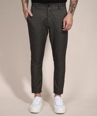Calca-Alfaiataria-Slim-Cropped-Estampada-Xadrez-Cinza-9984783-Cinza_1