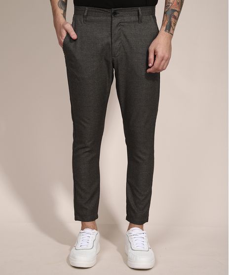 Calca-Alfaiataria-Slim-Cropped-Estampada-Xadrez-Cinza-9984783-Cinza_1
