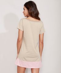 Camisola-Curta-com-Recorte-Manga-Curta-Decote-Redondo-Bege-9976896-Bege_2