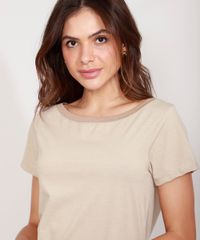 Camisola-Curta-com-Recorte-Manga-Curta-Decote-Redondo-Bege-9976896-Bege_4