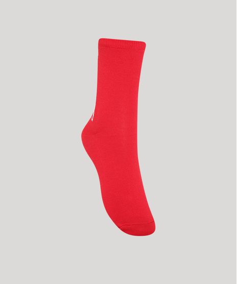 Meia-Feminina-Cano-Alto-Marvel-Vermelha-9979455-Vermelho_1