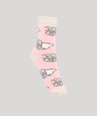 Meia-Feminina-Cano-Alto-Estampada-Dumbo-Rosa-9984666-Rosa_1