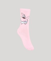Meia-Feminina-Cano-Alto-Patrick-Estrela-Bob-Esponja-Rosa-9986918-Rosa_1
