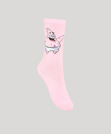 Meia-Feminina-Cano-Alto-Patrick-Estrela-Bob-Esponja-Rosa-9986918-Rosa_1 Meia-Feminina-Cano-Alto-Patrick-Estrela-Bob-Esponja-Rosa-9986918-Rosa_1