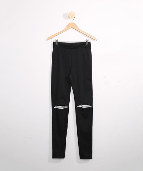 Calca-Legging-Juvenil-com-Recorte-no-Joelho-e-Elastico-Preta-9979752-Preto_1