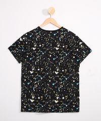 Camiseta-Juvenil-Manga-Curta-Estampada-de-Respingos-Preta-9983765-Preto_3