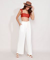 Biquini-Top-Faixa-com-Bojo-e-Alca-Babado-Removiveis-Texturizado-de-Folhagem-Protecao-UV50--Cobre-9972273-Cobre_3
