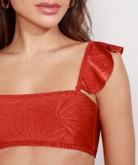 Biquini-Top-Faixa-com-Bojo-e-Alca-Babado-Removiveis-Texturizado-de-Folhagem-Protecao-UV50--Cobre-9972273-Cobre_6