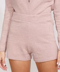 Short-de-Trico-Cintura-Alta-Rose-9982090-Rose_1