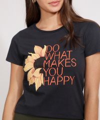 Camiseta-de-Algodao-Girassol-Manga-Curta-Decote-Redondo-Preta-9985474-Preto_2