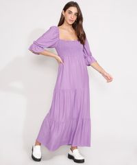 Vestido-com-Recortes-e-Lastex-Longo-Manga-Bufante-Roxo-9986315-Roxo_1