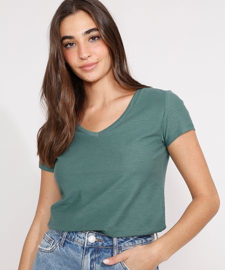 Camiseta-Flame-de-Algodao-Basica-Manga-Curta-Decote-V-Verde-Militar-8525926-Verde_Militar_1_1 Camiseta-Flame-de-Algodao-Basica-Manga-Curta-Decote-V-Verde-Militar-8525926-Verde_Militar_1_1