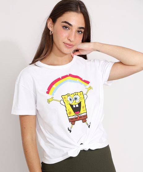 blusa bob esponja cea
