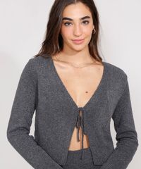 Cardigan-Cropped-de-Trico-com-Amarracao-Decote-V-Chumbo-9982175-Chumbo_4