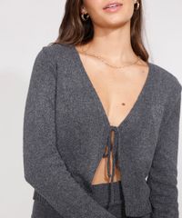 Cardigan-Cropped-de-Trico-com-Amarracao-Decote-V-Chumbo-9982175-Chumbo_6