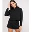 Kit-de-Blusa-Cropped-com-Capuz---Short-de-Moletom-Cintura-Media-Basicos-com-Recorte-Canelado-Preto-9987037-Preto_1