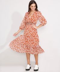 Vestido-Estampado-Floral-com-Lurex-e-Recortes-Midi-Manga-Bufante-Caramelo-9990774-Caramelo_3 Vestido-Estampado-Floral-com-Lurex-e-Recortes-Midi-Manga-Bufante-Caramelo-9990774-Caramelo_3