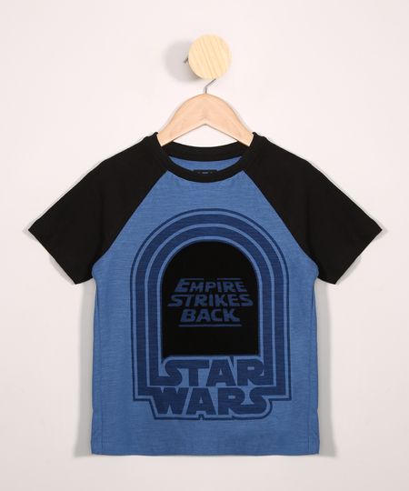 Camiseta-Infantil-Raglan-Star-Wars-Flocada-Manga-Curta-Gola-Careca-Azul-9978457-Azul_1