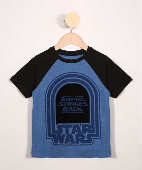 Camiseta-Infantil-Raglan-Star-Wars-Flocada-Manga-Curta-Gola-Careca-Azul-9978457-Azul_1