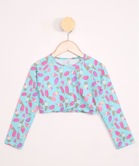 Blusa-de-Praia-Infantil-Cropped-Estampado-de-Sorvetes-Raglan-com-Protecao-UV50--Azul-9980989-Azul_1