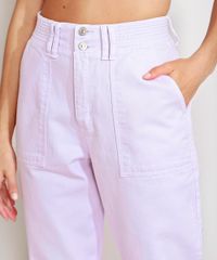 Calca-Baggy-Jogger-de-Sarja-Cintura-Super-Alta-Lilas-9988937-Lilas_4