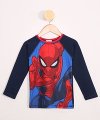 Blusa-de-Praia-Infantil-Homem-Aranha-Raglan-com-Protecao-UV50--Azul-9981082-Azul_1