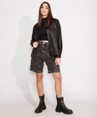 Jaqueta-Camisa-Longa-com-Bolsos-Manga-Longa-Preta-9967850-Preto_3