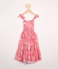 Vestido-Infantil-Longo-Estampado-Floral-Sem-Manga-Rosa-9977194-Rosa_1