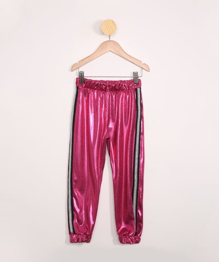 Calca-Infantil-Metalizada-Jogger-com-Faixa-Lateral-Pink-9982882-Pink_1 Calca-Infantil-Metalizada-Jogger-com-Faixa-Lateral-Pink-9982882-Pink_1